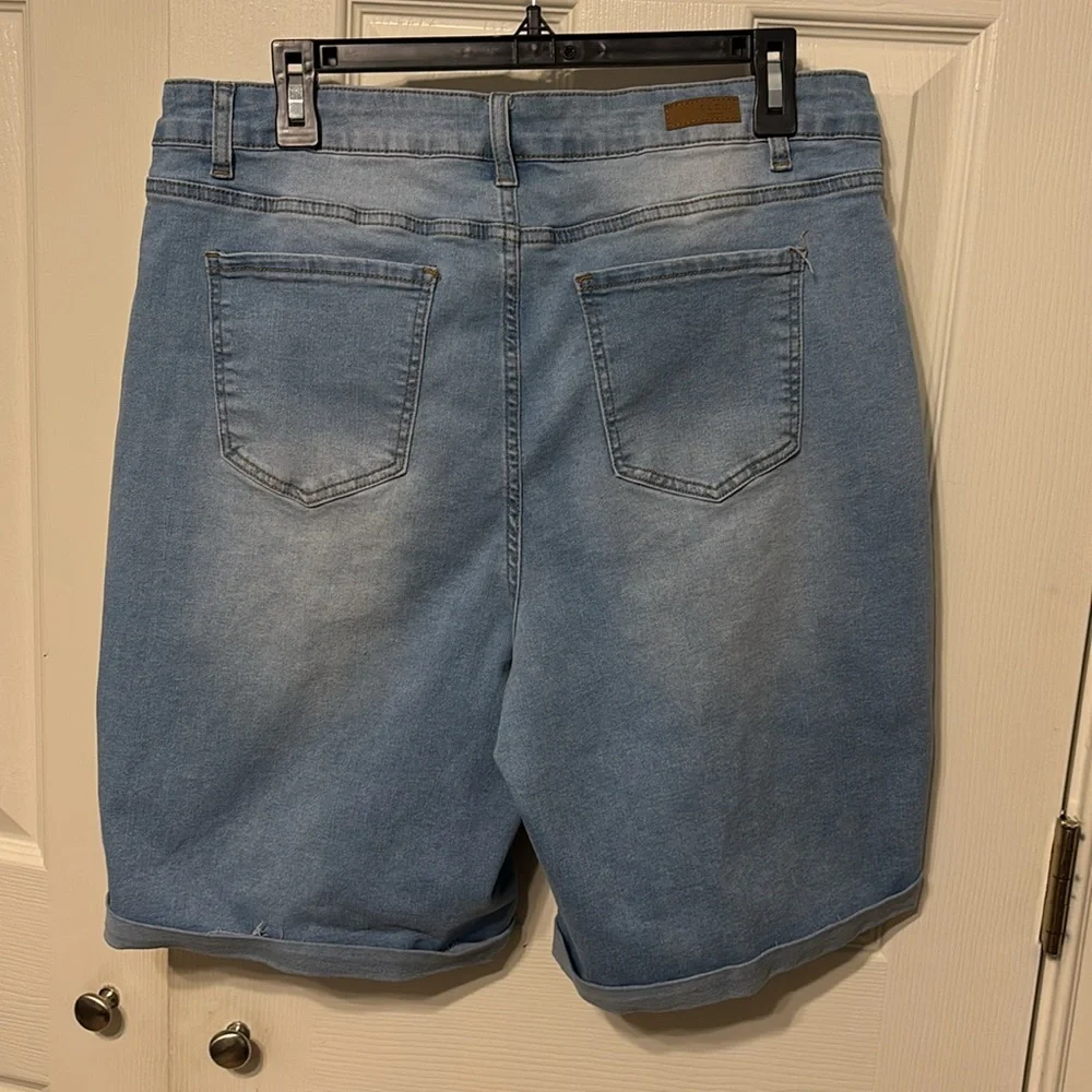 Bleu Plus Denim Shorts